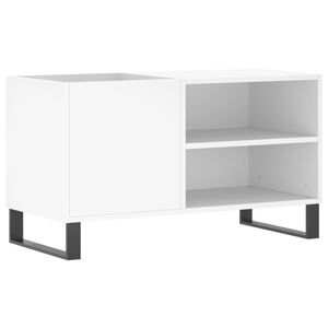 vidaXL Arm&aacute;rio para discos 85x38x48 cm derivados de madeira branco