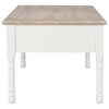 vidaXL Mesa de centro 100x55x45 cm madeira branco