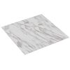 vidaXL Pranchas de Piso Autoadesivo Branco e marrom 30,5 x 30,5 cm