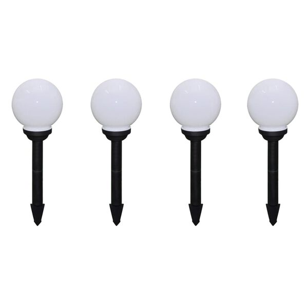 vidaXL Candeeiros de exterior 8 pcs LED 15 cm com estacas de enterrar