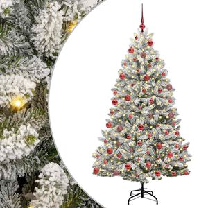 vidaXL &Aacute;rvore de Natal Artificial 180 cm 300 LED Branco quente