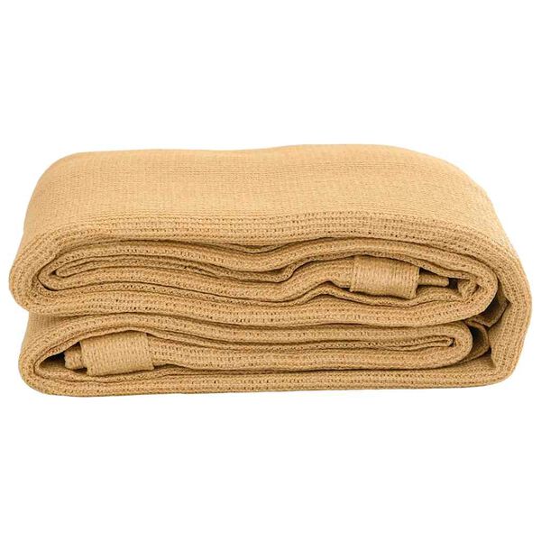 vidaXL Tapete de campismo para tenda 250x300 cm PEAD areia