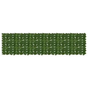 vidaXL Tela de Varanda com Folhas Verde 300 x 75 cm