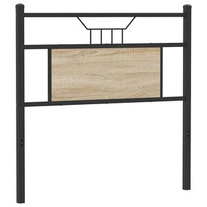 vidaXL Cabeceira de substitui&ccedil;&atilde;o 80cm derivados de madeira/a&ccedil;o carvalho sonoma