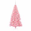 vidaXL &Aacute;rvore de Natal com 300 LEDs com suporte Rosa 180 cm PVC