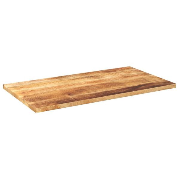 vidaXL Tampo de mesa retangular 100x70x2,5 cm mangueira &aacute;spera maci&ccedil;a