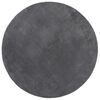 vidaXL Tapete pelo curto macio e lav&aacute;vel HUARTE &Oslash; 80 cm antracite