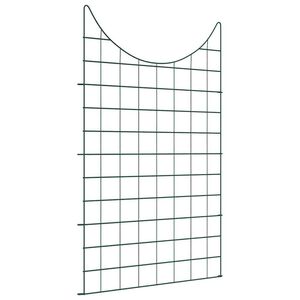 vidaXL Conjunto de Cerca para Lago 8 pcs Verde 50 x 80 cm A&ccedil;o