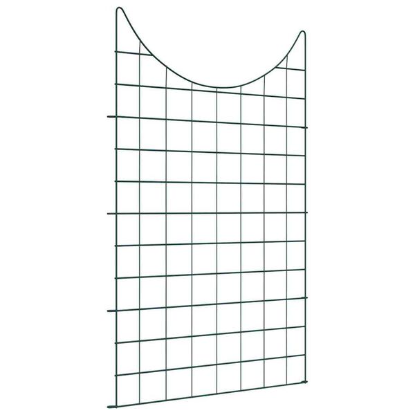 vidaXL Conjunto de Cerca para Lago 8 pcs Verde 50 x 80 cm A&ccedil;o