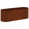 vidaXL Cama de Jardim Elevada A&ccedil;o Corten 120 x 40 x 40 cm