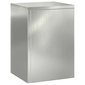 vidaXL Suporte para Plantas 3 pcs Prateado A&ccedil;o galvanizado