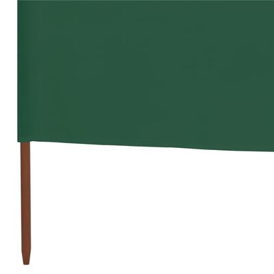 vidaXL Para-vento com 5 painéis em tecido 600x120 cm verde