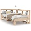 vidaXL Cama com estante sem colch&atilde;o 90x190 cm pinho maci&ccedil;o
