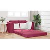 vidaXL Sof&aacute;-Cama 60cm Vinho Vermelho Veludo
