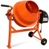 Betoneira el&eacute;ctrica 63 L 220 W em a&ccedil;o laranja