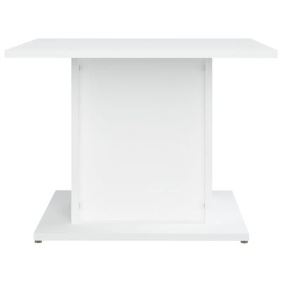 vidaXL Mesa de centro 55,5x55,5x40 cm contraplacado branco