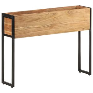 vidaXL Vaso/floreira 90x20x68 cm madeira de ac&aacute;cia maci&ccedil;a