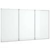vidaXL Quadro branco magn&eacute;tico dobr&aacute;vel 150x100x1,7 cm alum&iacute;nio