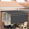 vidaXL Toldo Retr&aacute;til Antracite 300 x 250 cm Poli&eacute;ster e Alum&iacute;nio