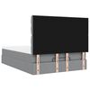 vidaXL Estrutura de cama otomana com colch&atilde;o 140x190 cm cinzento claro