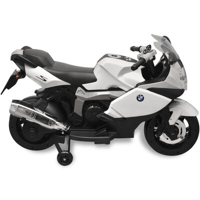 Motocicleta eléctrica BMW 283 para crianças- branca 6V
