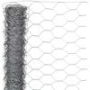 Nature Rede de arame hexagonal 1x10 m 40 mm aço galvanizado