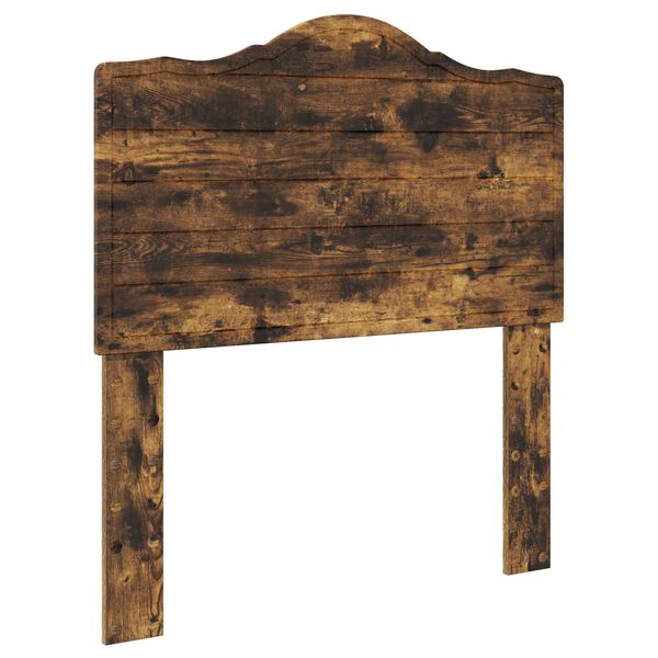 vidaXL Cabeceira Carvalho Defumado 90 cm Madeira processada