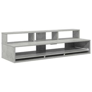 vidaXL Mesa de Est&uacute;dio Cinzento Cimento 152 x 42,5 x 36 cm