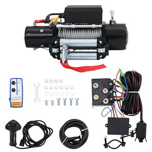 vidaXL Guincho el&eacute;trico 12 V 5909 kg