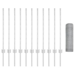 vidaXL Cerca de Arame Soldado 25 x 0,8 m (L x A)
