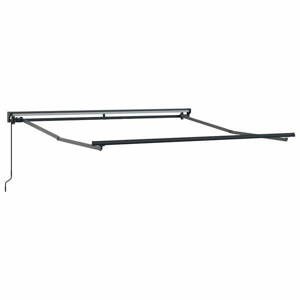 vidaXL Toldo Retr&aacute;til Cinzento-claro 300 x 250 cm Poli&eacute;ster e Metal