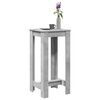vidaXL Mesa de bar 51x50x103,5cm derivados de madeira cinzento cimento