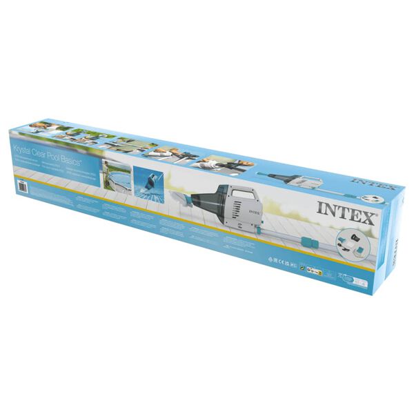 Intex Aspirador para spa e piscina recarregável branco