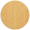 vidaXL Tampo de mesa &Oslash;40x4 cm bambu