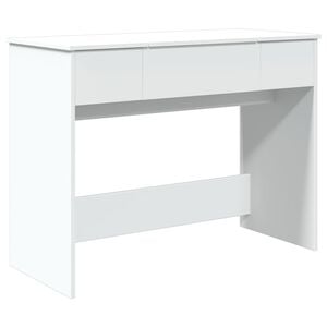 vidaXL Toucador com espelho 100x45x76 cm branco
