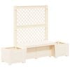 vidaXL Banco de Jardim Copenhague PP Branco