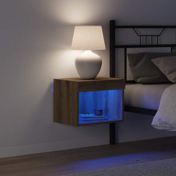 vidaXL Conjunto de m&oacute;vel de TV Carvalho Artesanal 40 x 30 x 30 cm