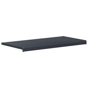 vidaXL Soleira de Janela Antracite com veios de madeira PVC