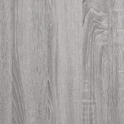 vidaXL Mesa cabeceira 34x35,5x50 cm derivados madeira cinzento sonoma