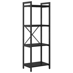 vidaXL Estante 40 x 30 x 119 cm Derivados de Madeira Carvalho Preto