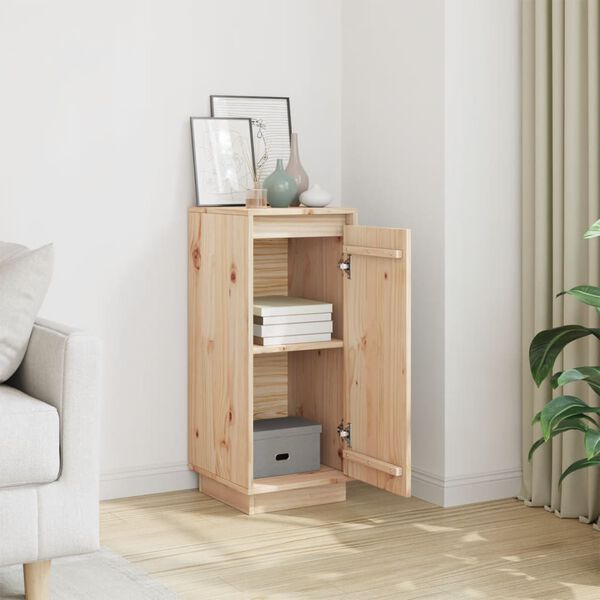 vidaXL Aparador 31,5x34x75 cm madeira de pinho maciça