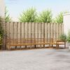 vidaXL Conjunto de Sof&aacute;s para Exterior 6 pcs Natural