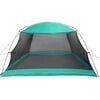 vidaXL Tenda mosquiteira com telhado Verde do Mar 380 x 380 x 225 cm