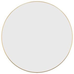 vidaXL Espelho de parede redondo &Oslash; 60 cm dourado