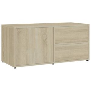 vidaXL M&oacute;vel de TV 80x34x36 cm derivados de madeira carvalho sonoma