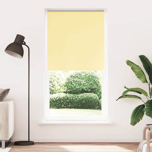 vidaXL Persiana de enrolar 110x230 cm largura tecido 105,7cm poli&eacute;ster