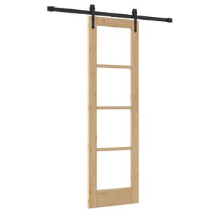 vidaXL Porta Deslizante ORKDAL 61 x 198,5 cm Natural