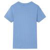 T-shirt de crian&ccedil;a azul m&eacute;dio 116