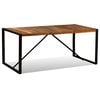 vidaXL Mesa de jantar madeira reciclada maci&ccedil;a 180 cm