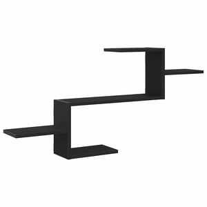 vidaXL Prateleira de parede 104x15x49 cm deriv. madeira carvalho preto